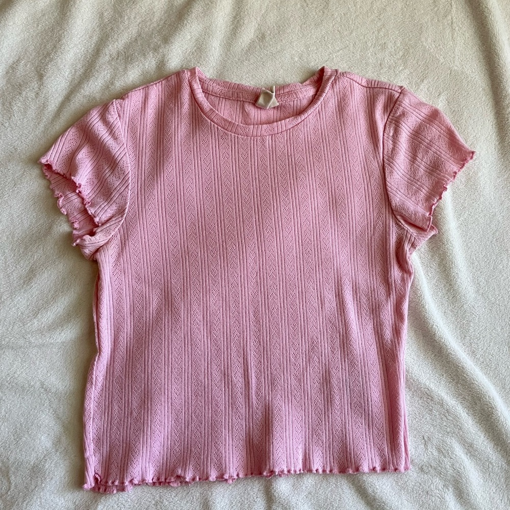 Urban outfitters pink heart shirt